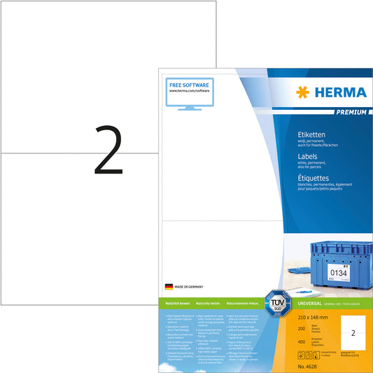 HERMA     Universal-Etiketten  210x148mm