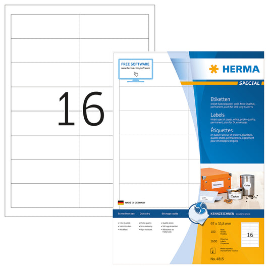 HERMA     Etiketten Special    97×33,8mm