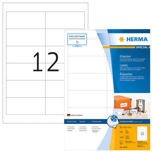 HERMA     Etiketten Special    97×42,3mm