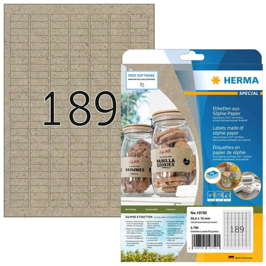 HERMA     Etiketten         25,4 x 10 mm Idealshop