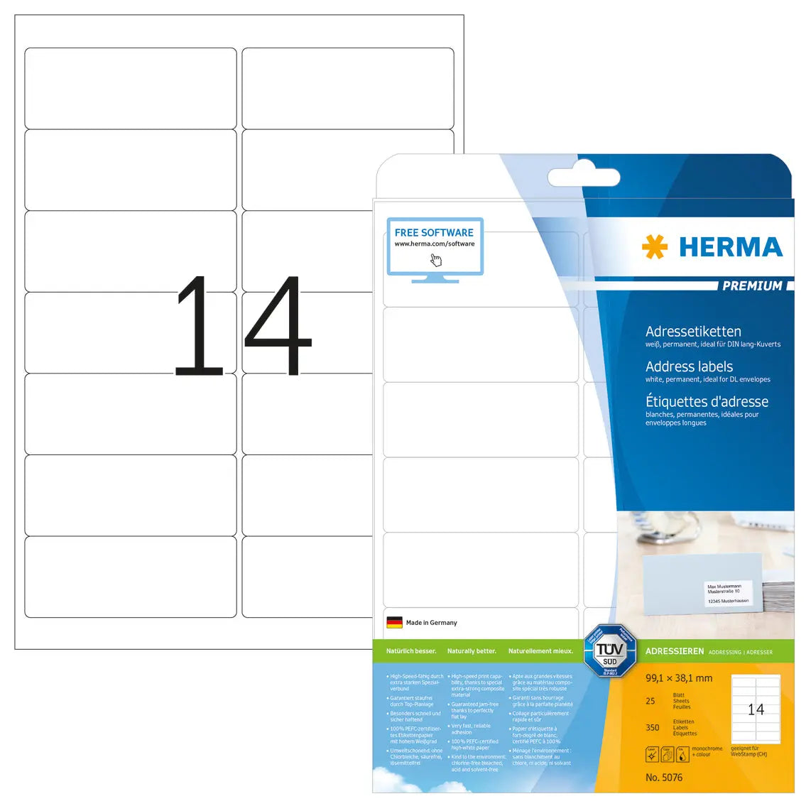 HERMA     Etiketten 5076 Idealshop