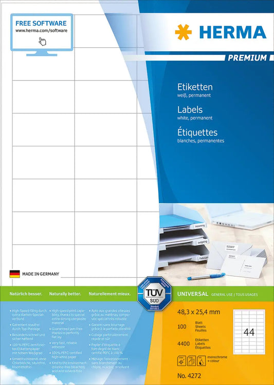 HERMA     Etiketten PREMIUM  48.3x25.4mm Idealshop