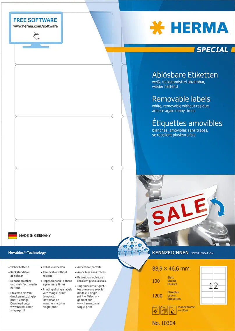 HERMA     Etiketten SPECIAL  88.9x46.6mm Idealshop