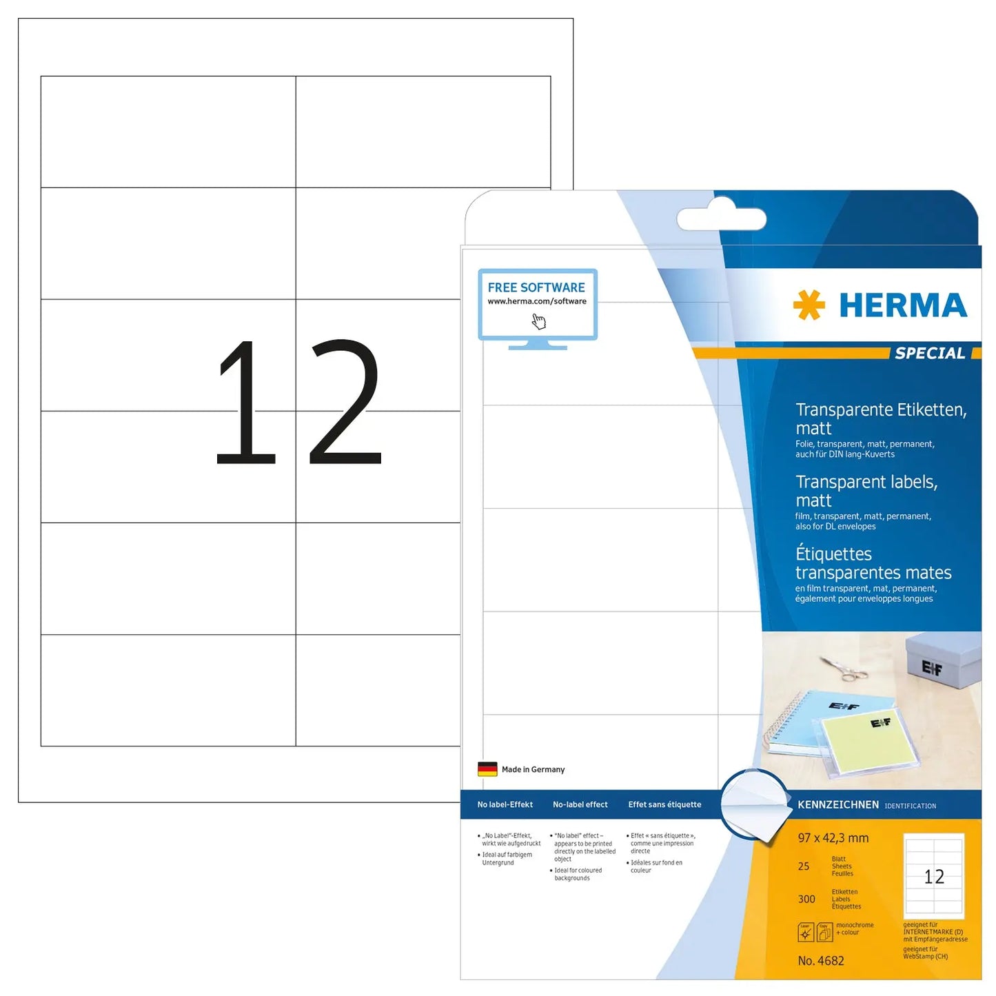 HERMA     Etiketten Special    97x42,3mm Idealshop