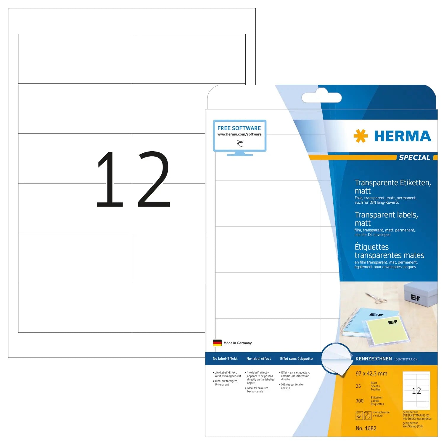 HERMA     Etiketten Special    97x42,3mm Idealshop