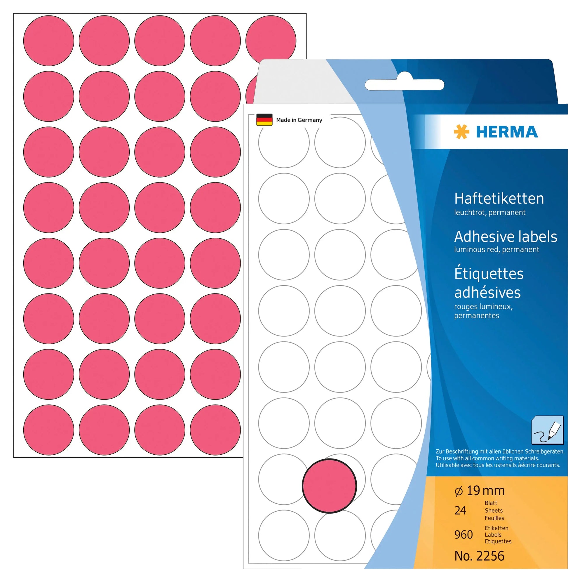HERMA     Etiketten rund            19mm Idealshop