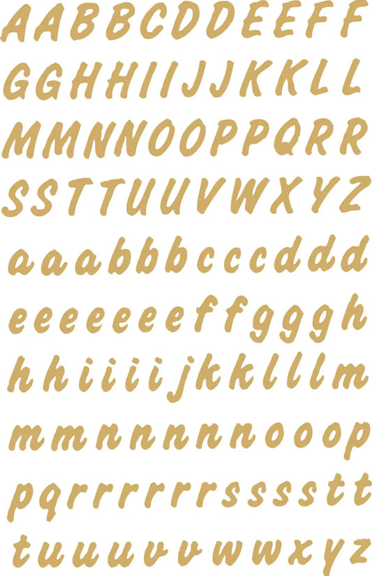 HERMA Folie 8mm 4152 A-Z/a-z, gold 2 Stück Idealshop