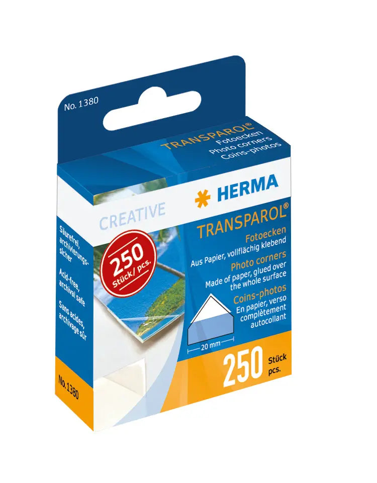 HERMA Fotoecken Transparol 1380 selbstklebend 250 Stück Idealshop