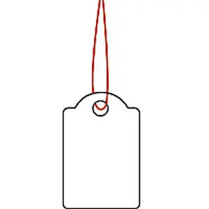 HERMA Hängeetiketten 15x24mm 6902 roter Faden 1000 Stück Idealshop