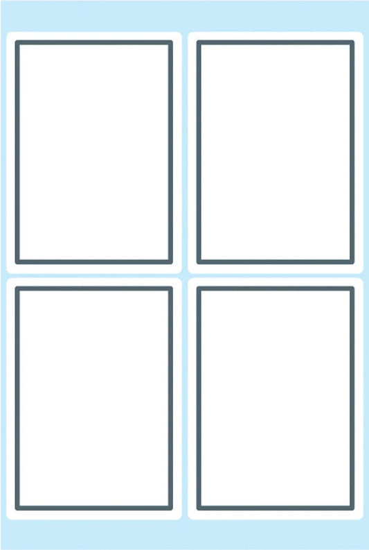 HERMA Heftschilder 40×55mm 5713 Rand grau, liniert 24 Stück Idealshop