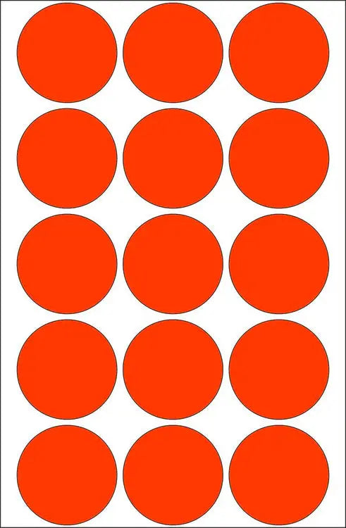 HERMA Markierungspunkte 32mm 2272 rot 480 St./32 Blatt Idealshop