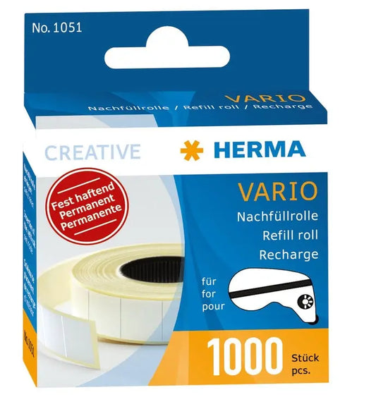 HERMA Nachfüllrolle HERMAfix vario 1051 Refill 1000 Stück Idealshop