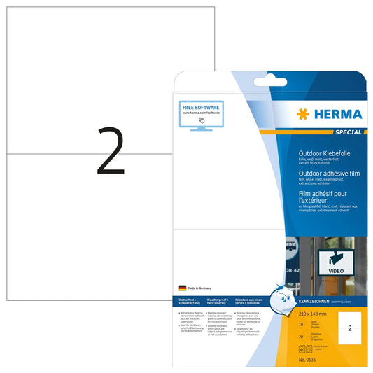 HERMA     Outdoor Etikett.PP   210x148mm Idealshop