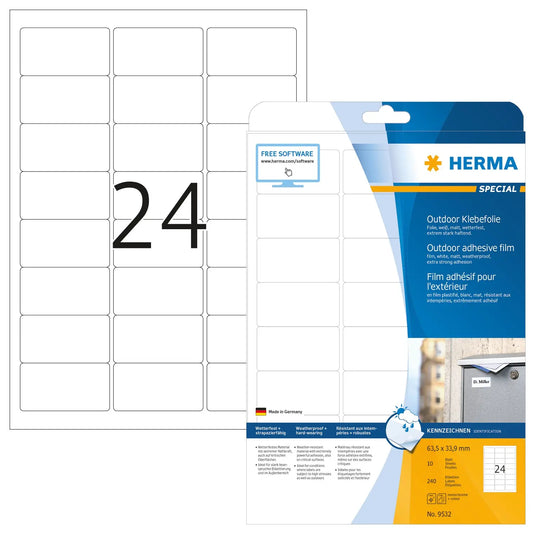 HERMA     Outdoor Etikett.PP 63,5x33,9mm Idealshop