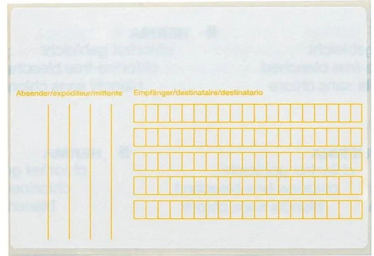 HERMA Paketadressen 5728 weiss 20 Stück Idealshop