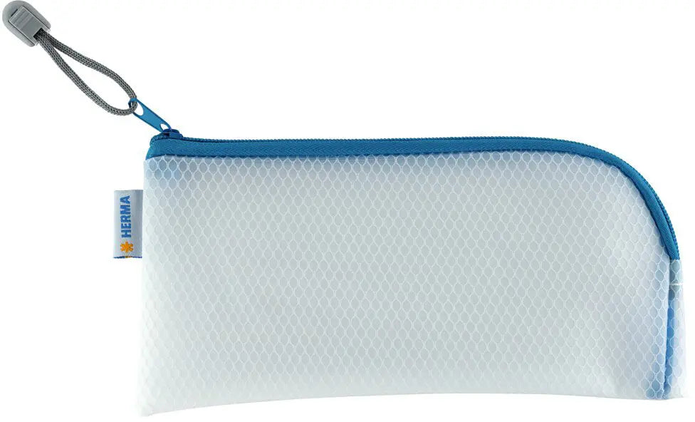 HERMA Reissverschlusstasche A6 20003 blau, 23x11cm Idealshop