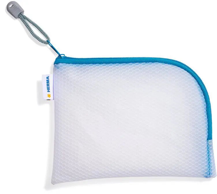 HERMA Reissverschlusstasche A6 20025 blau, 19x14cm Idealshop