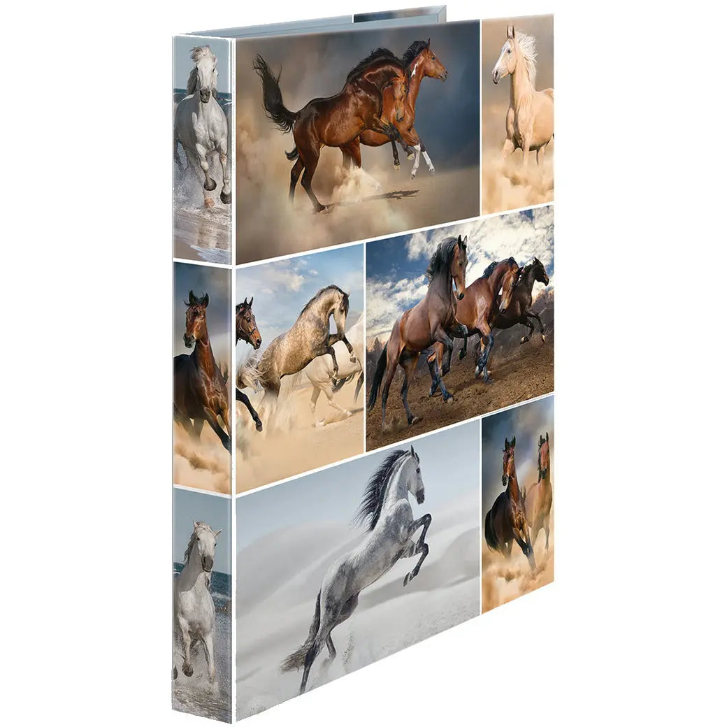 HERMA Ringbuch A4 Karton 19429 2D Pferde Idealshop