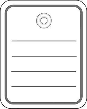 HERMA Stückwaren Anhänger 40×50mm 6820 weiss ohne Faden 1000 Stück Idealshop