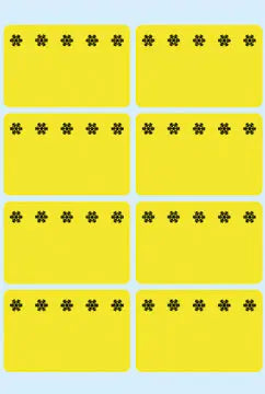 HERMA Tiefkühletiketten 26x40mm 3771 gelb 48 Stück Idealshop