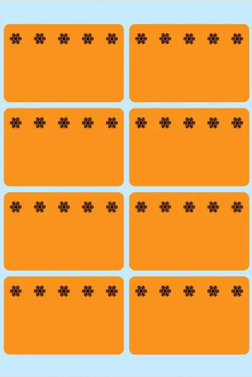 HERMA Tiefkühletiketten 26x40mm 3774 orange 48 Stück Idealshop