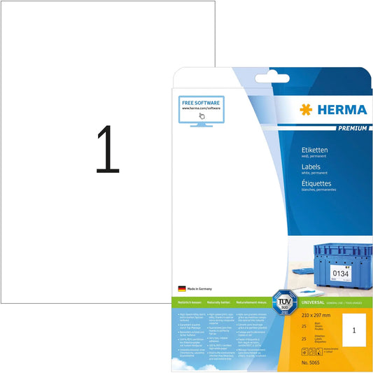 HERMA     Universal-Etikett.   210x297mm Idealshop