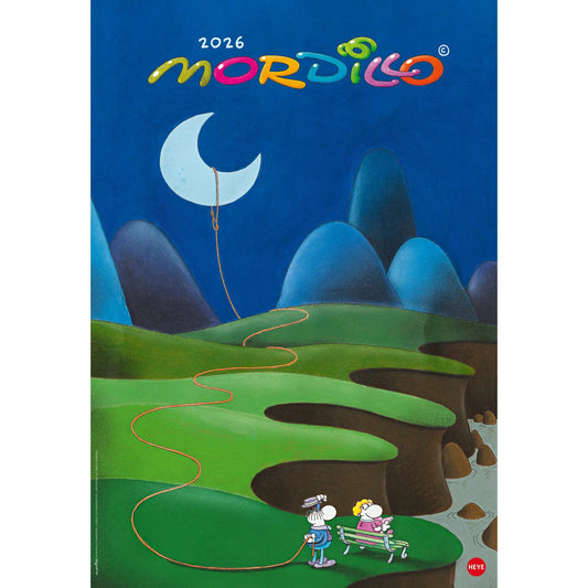 HEYE Bildkalender 2026 1200+26 Mordillo DE 37x53.5cm Idealshop