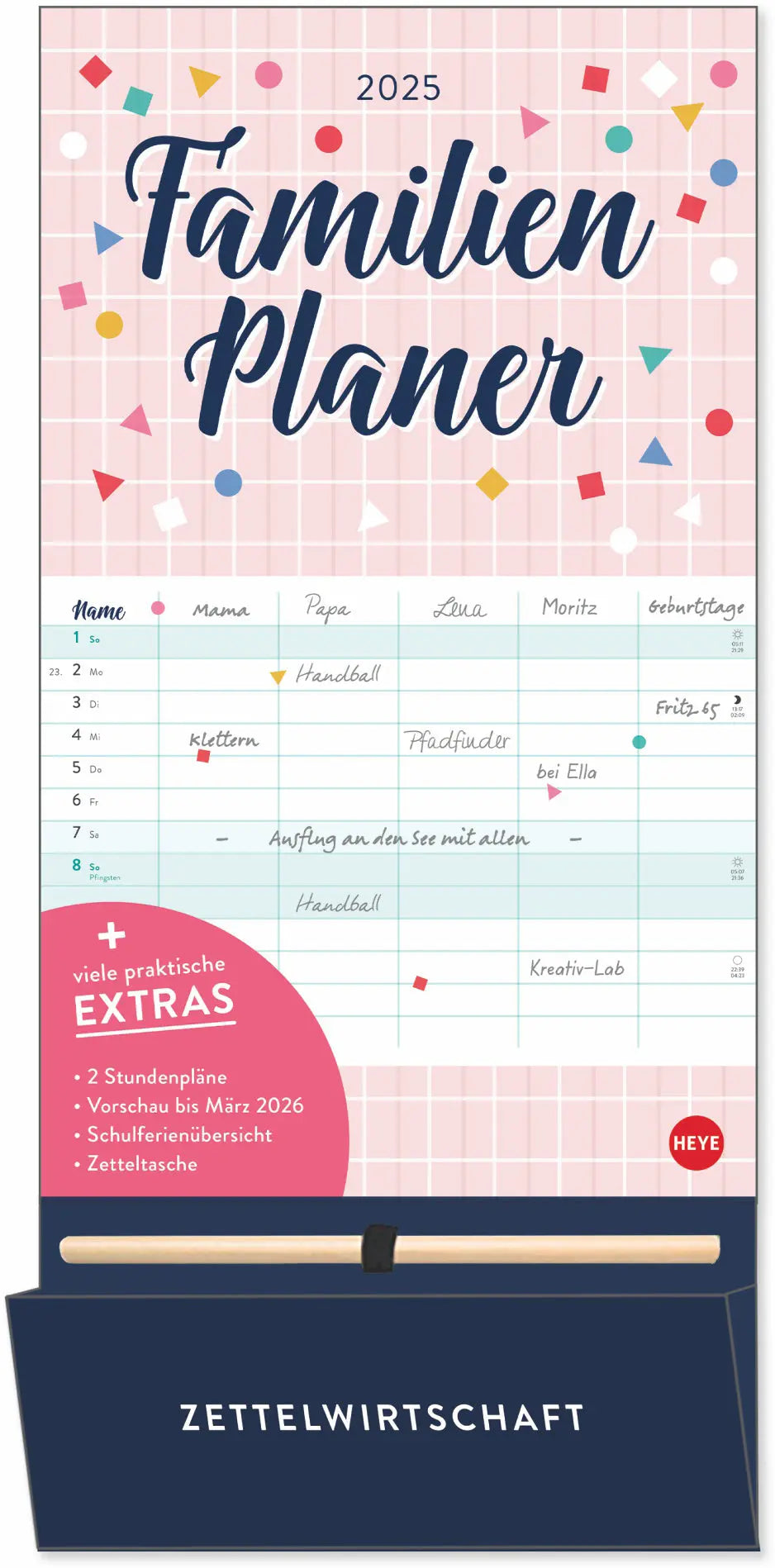 HEYE      Familienplaner            2025 Idealshop