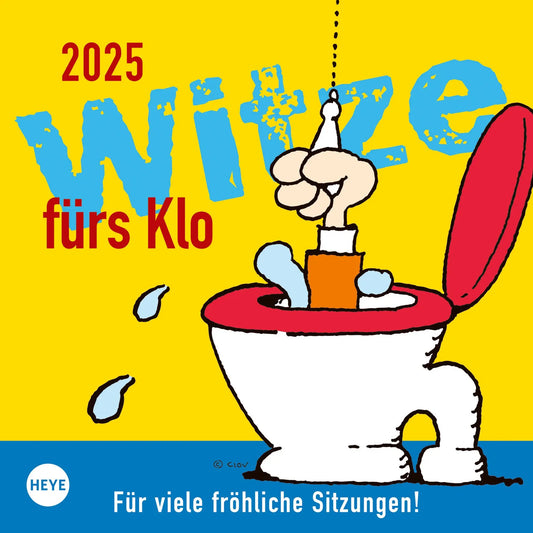 HEYE      Kalender Witze fürs Klo   2025 Idealshop