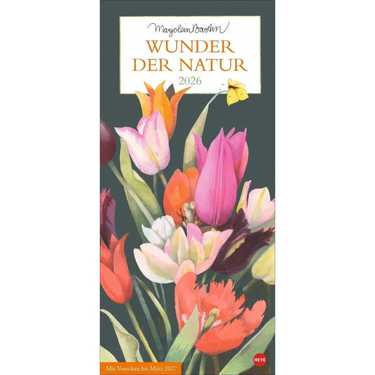 HEYE Monatsplaner 2026 1402+26 Bastin Wunder Natur 21x45cm Idealshop