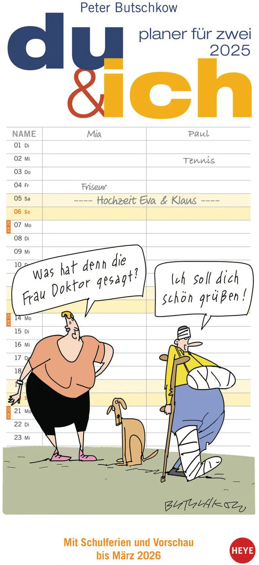 HEYE      Planer für zwei Butschkow 2025 Idealshop