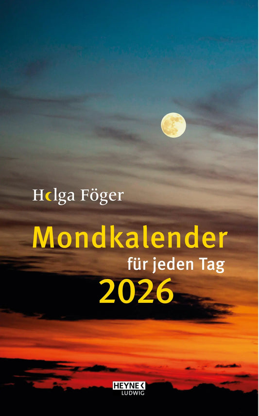 HEYNE Mondkalender f.jeden Tag 2026 9783453239555 1T/1S DE 13x18.5cm Idealshop