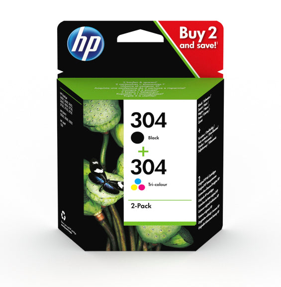 HP        Combopack 304         BK/color