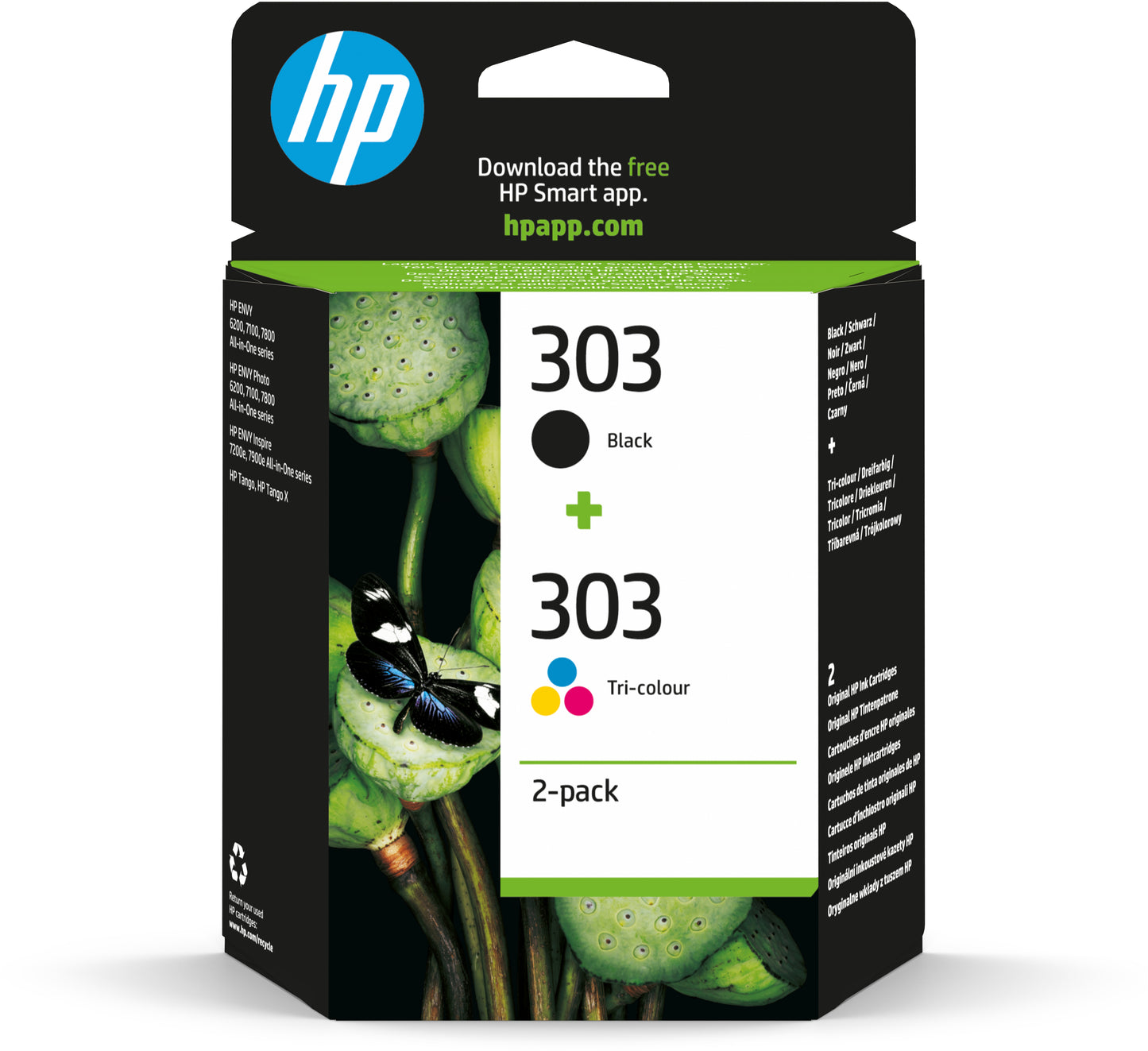 HP        Combopack 303         BK/color