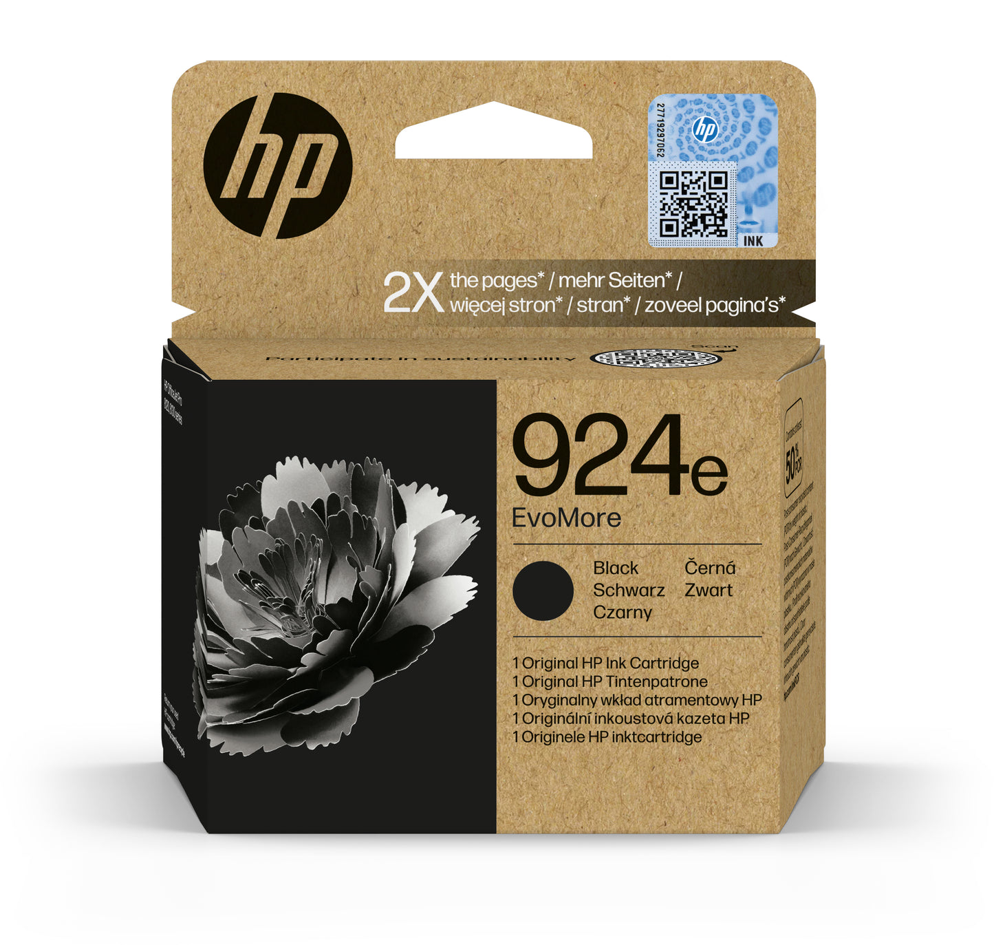 HP        Tintenpatrone 924e     schwarz