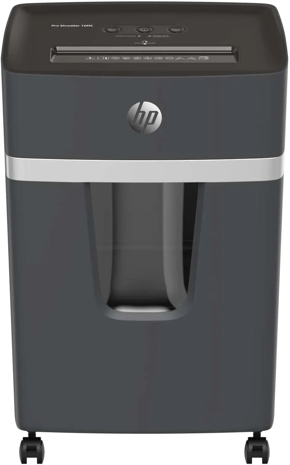 HP Aktenvernichter 10MC 2812 schwarz Idealshop