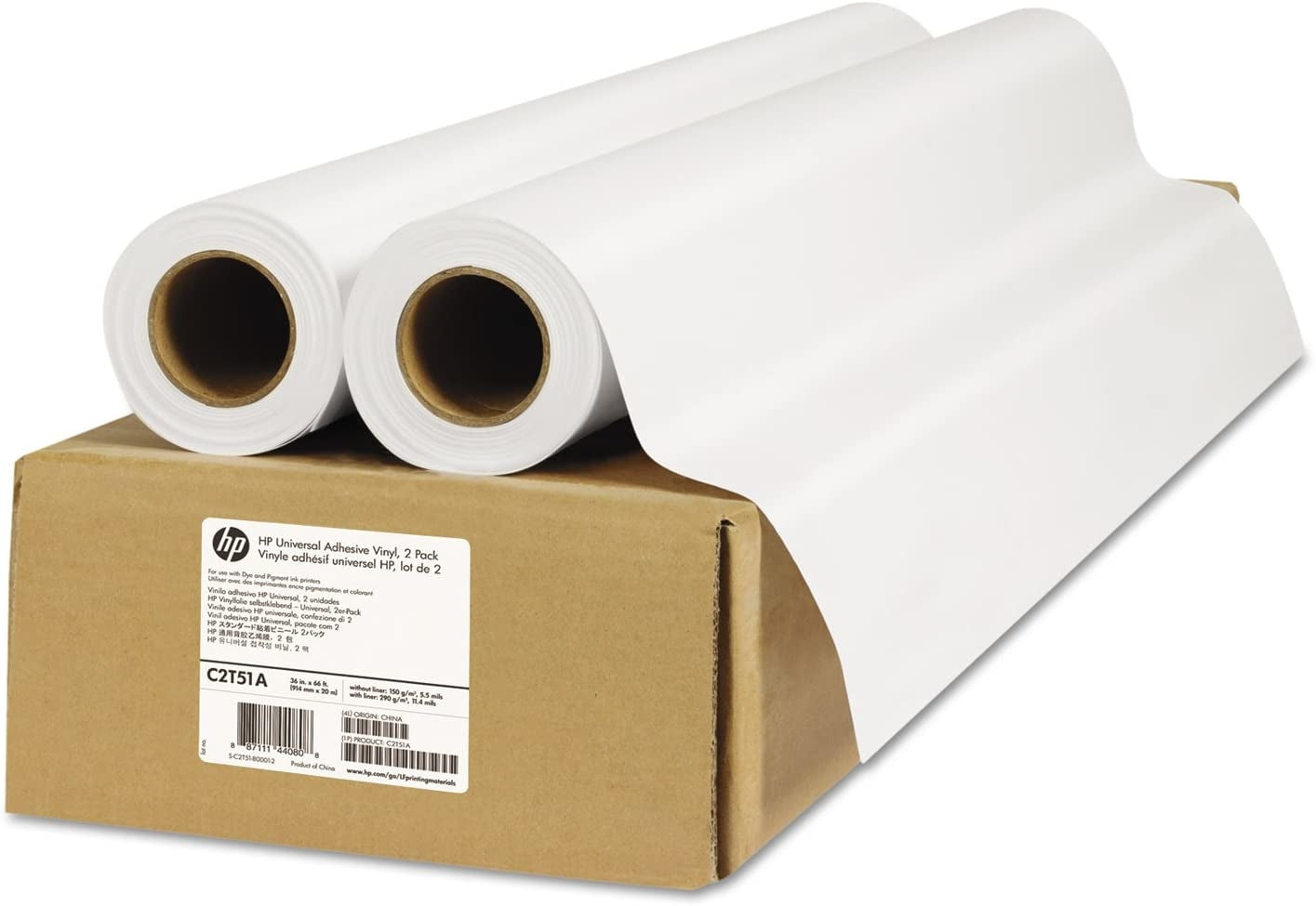 HP Universal Adhesive Vinyl 20m C2T51A DesignJet 5500 2 x 36 Zoll Idealshop