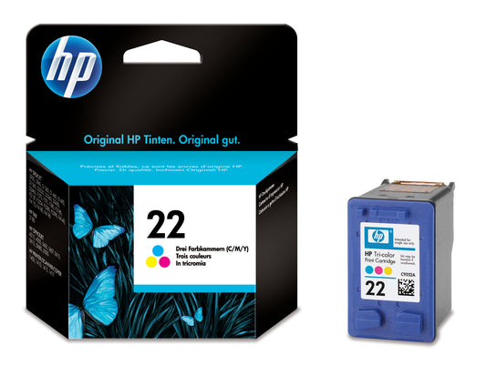 HP        Tintenpatrone 22         color