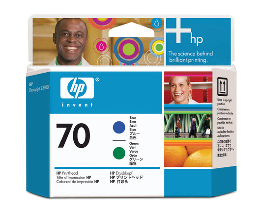 HP        Druckkopf 70        blue/green