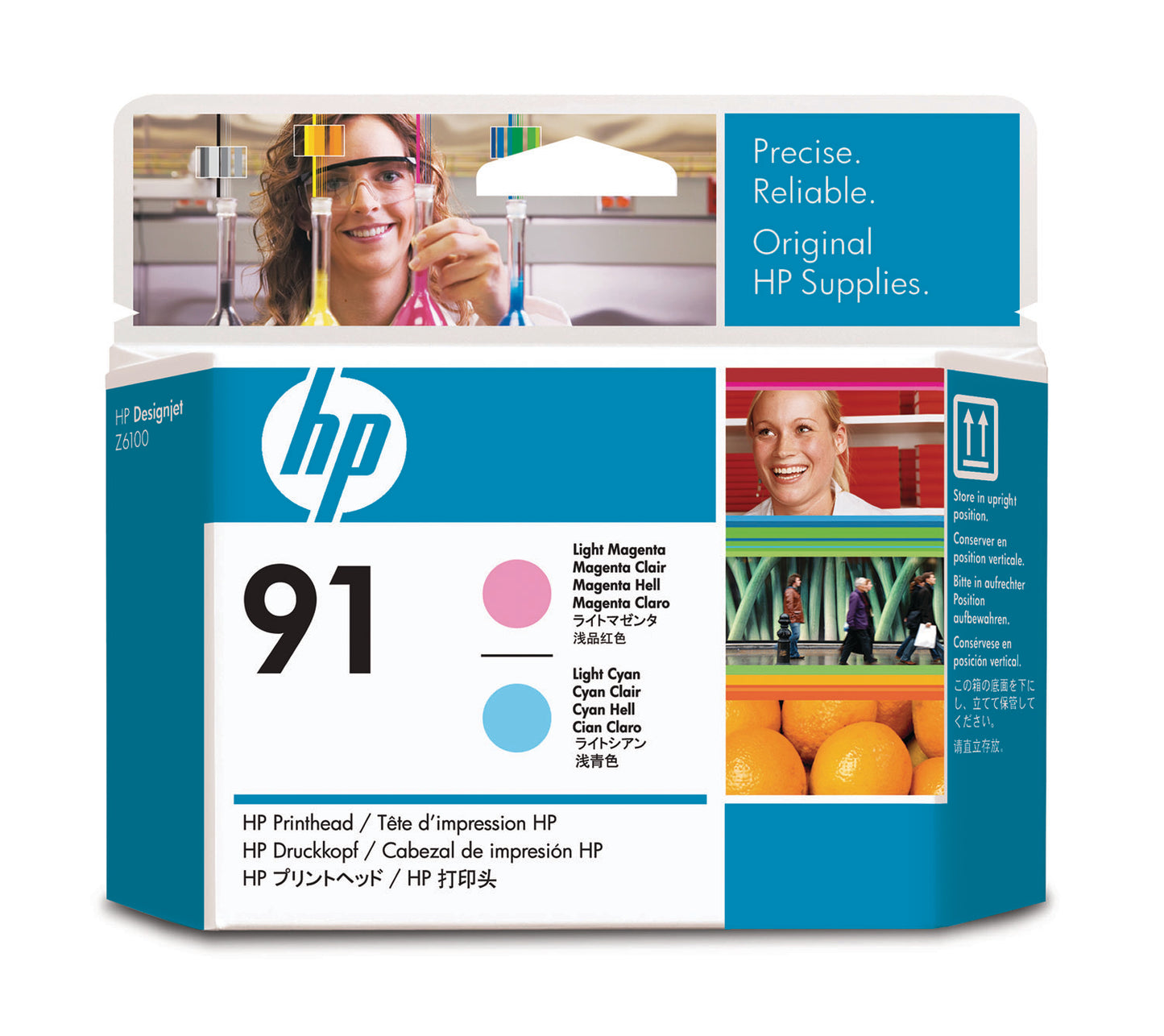 HP        Druckkopf 91  mag.u.cyan light