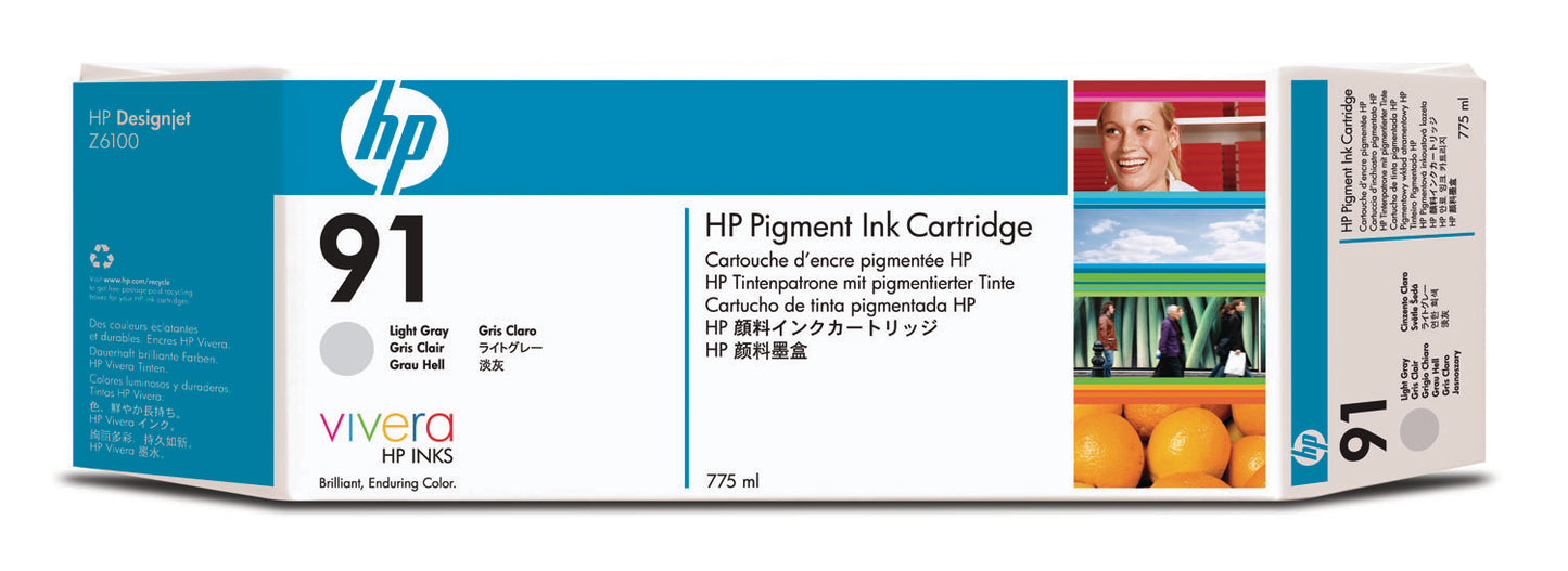 HP        Tintenpatrone 91    grey light