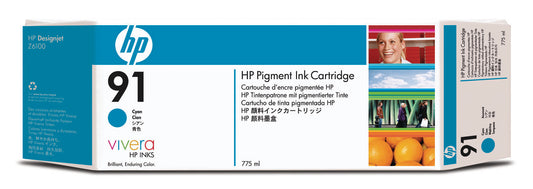 HP        Tintenpatrone 91          cyan