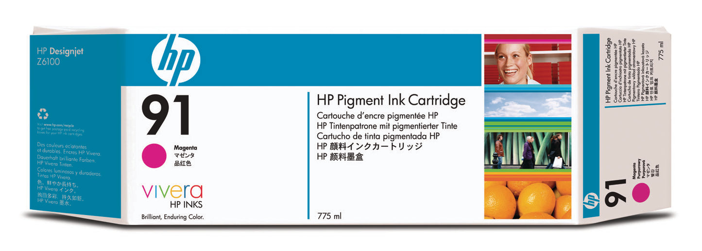 HP        Tintenpatrone 91       magenta