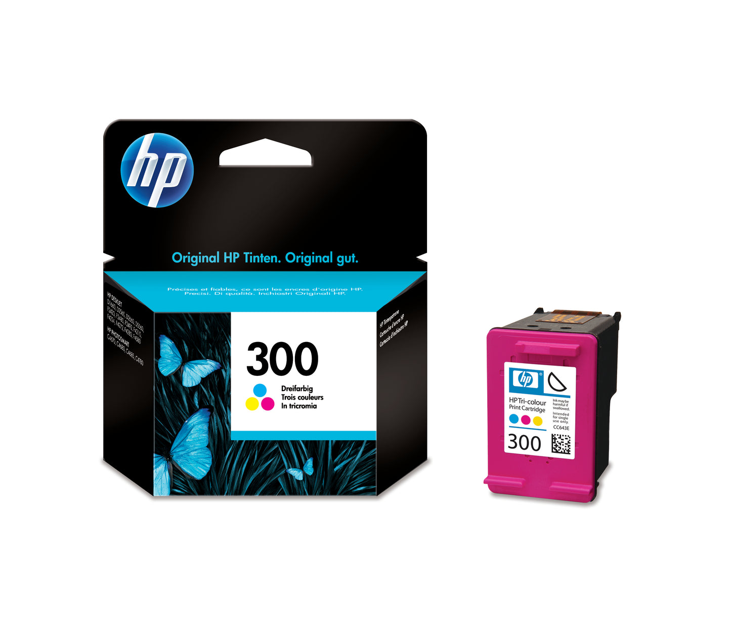 HP        Tintenpatrone 300        color