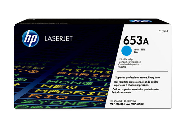 HP        Toner-Modul 653A          cyan