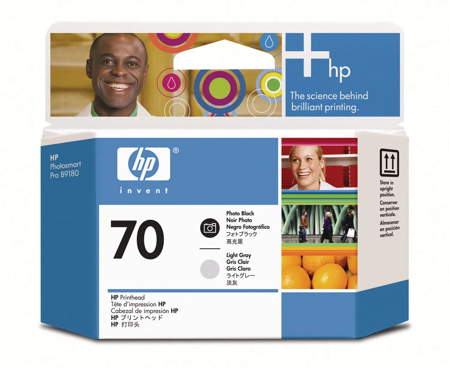 HP        Druckkopf 70  ph-schw./lg-grey Idealshop