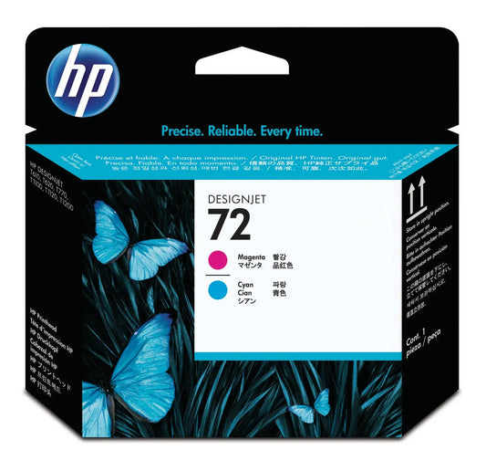 HP Druckkopf 72 magenta/cyan C9383A DesignJet T1100 Idealshop