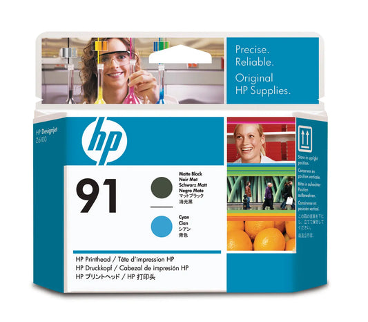 HP        Druckkopf 91 schwarz matt/cyan Idealshop