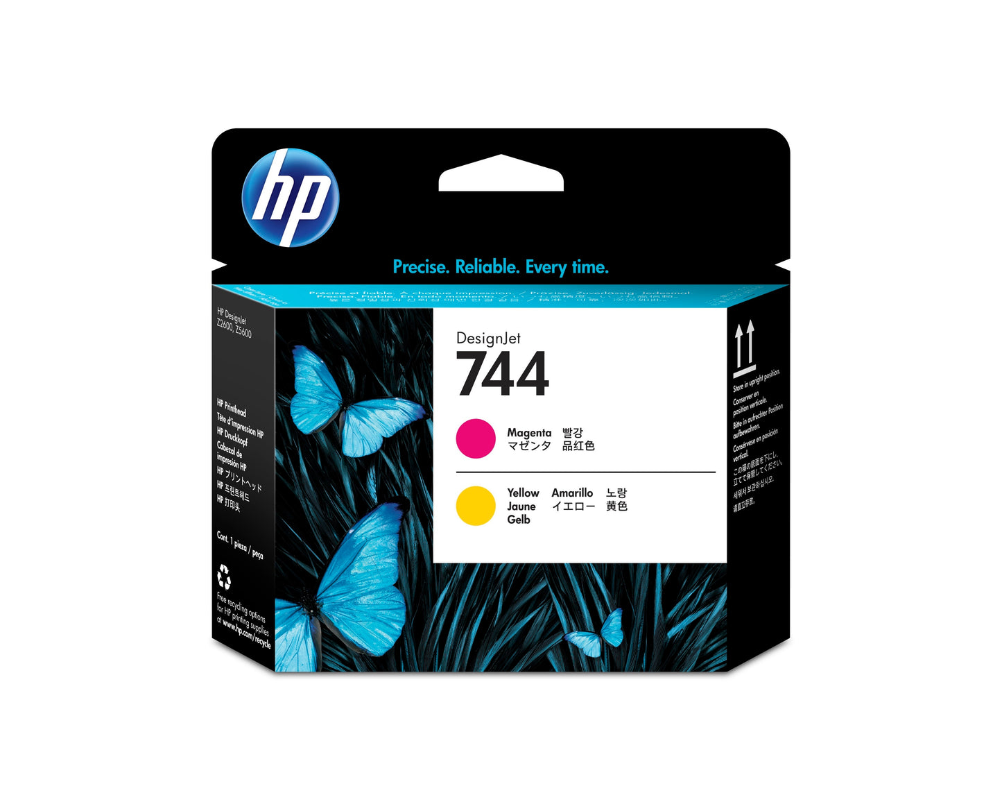 HP        Druckkopf 744   magenta/yellow