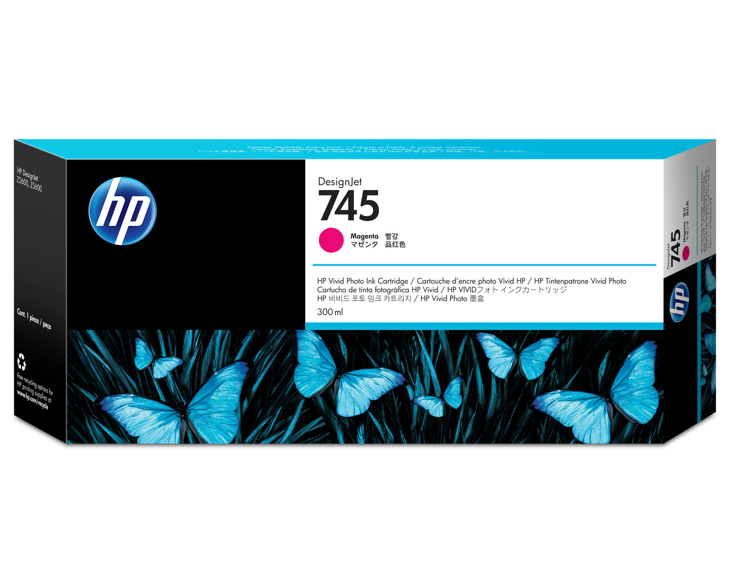 HP        Tintenpatrone 745      magenta